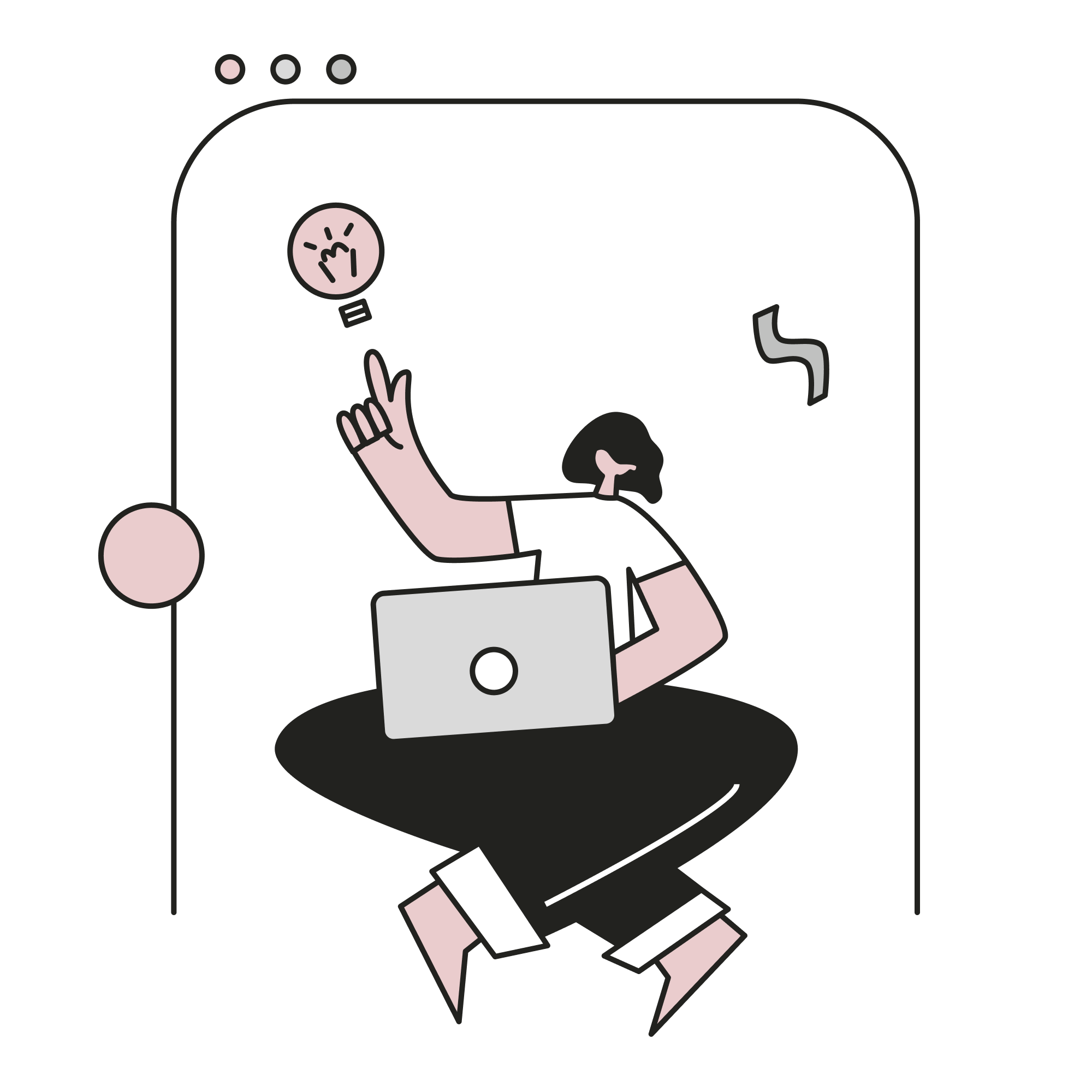 マーケティング事業 イラスト